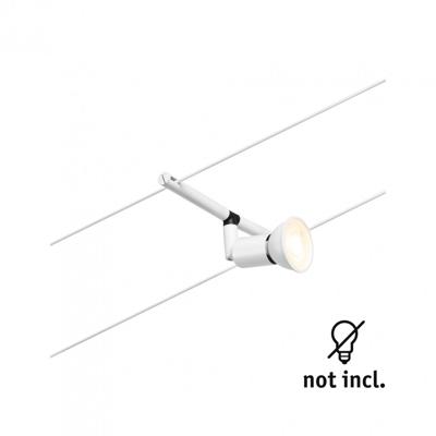 Paulmann 12V-kabelsysteem lamp GU5.3 Wit (mat), Chroom Paulmann 12V-kabelsysteem lamp GU5.3 Wit (mat), Chroom