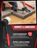 Diggers Rubber Hammer | Rubberen Hamer | Zwart/Wit - DIG999 - thumbnail
