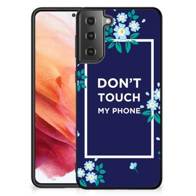 Samsung Galaxy S21 | Telefoon Hoesje | Flowers Blue DTMP