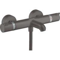 Hansgrohe Opbouw Badthermostaat Ecostat Comfort Geborsteld Zwart Chroom - thumbnail