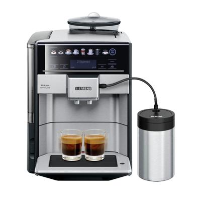 Siemens EQ.6 PLUS TE657F03DE Volautomaat Grijs Siemens EQ.6 PLUS TE657F03DE Volautomaat Grijs