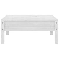 3-delige Loungeset massief grenenhout wit - thumbnail