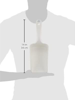 Handschep vikan recht recht 34x12x11cm 1l wit