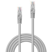 LINDY 48362 RJ45 Netwerkkabel, patchkabel CAT 5e U/UTP 1.00 m Grijs 1 stuk(s) - thumbnail