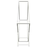 Brandhoutrek 100x25x100 cm koudgewalst staal wit - thumbnail