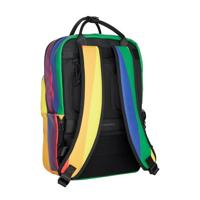 New Rebels William Milwaukee Rainbow 18L Rugzak Waterafstotend Laptop 15.6" - thumbnail