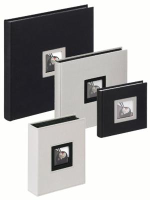 walther+ design FA-209-D Fotoalbum (b x h) 27 cm x 26 cm Grijs 50 bladzijden - thumbnail