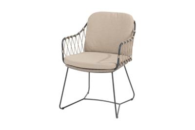 4 Seasons Outdoor dining tuinstoel prego antraciet