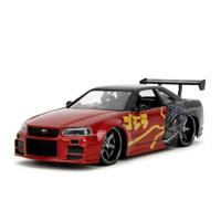 JADA TOYS Godzilla Nissan GTR Kant-en-klaar model Personenauto (model) - thumbnail