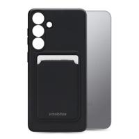 Mobilize Rubber Gelly Card Case Samsung Galaxy S25+ 5G Matt Black - thumbnail