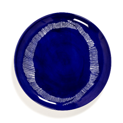 SERAX - Feast by Ottolenghi - Bord L 26x26cm Lapis Lazuli Swirl-S SERAX - Feast by Ottolenghi - Bord L 26x26cm Lapis Lazuli Swirl-S
