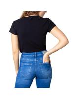 Only 15205059 Onllive Love Life S/s O-neck Top T-shirt Korte Mouw Black 15205059 - thumbnail