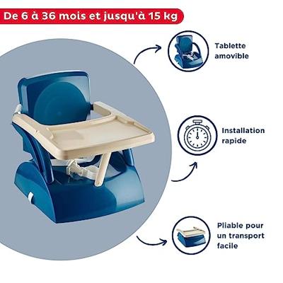 THERMOBABY YEEHOP 2-in-1 kinderzitje - 6-18 maanden - 3-punts veiligheidsharnas - Afneembare tablet - Oceaanblauw THERMOBABY YEEHOP 2-in-1 kinderzitje - 6-18 maanden - 3-punts veiligheidsharnas - Afneembare tablet - Oceaanblauw
