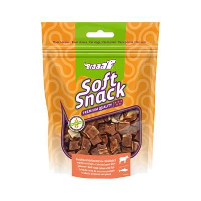 Braaaf Soft Snack Cubes - Rund & Vis Braaaf Soft Snack Cubes - Rund & Vis