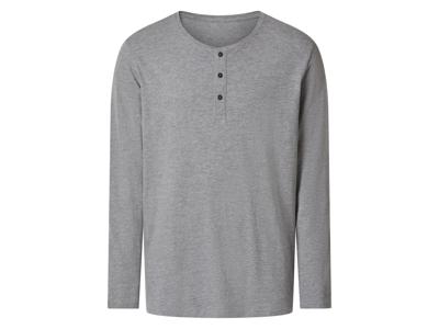 esmara Men Heren longsleeve (Grijs, L)