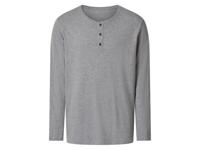 esmara Men Heren longsleeve (Grijs, L) - thumbnail