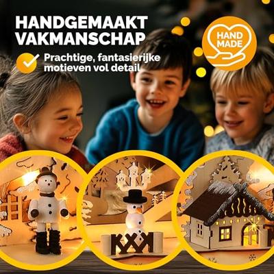Monzana Kerstboog Led Winterdorp Warm wit Monzana Kerstboog Led Winterdorp Warm wit