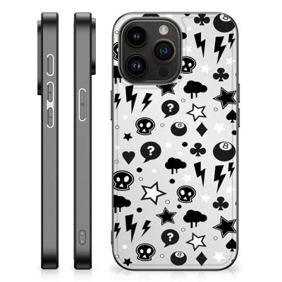 Telefoonhoesje iPhone 15 Pro Max Silver Punk