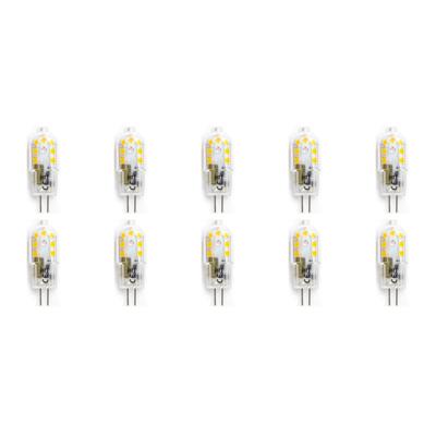 LED Lampen Set 10 stuks - G4 Fitting - 2W - Koud Wit 6500K - Vervangt 20W
