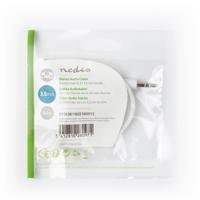 Nedis CAGP22100WT02 Stereo-audiokabel 3,5 Mm Male - 2x 3,5 Mm Male 0,2 M Wit - thumbnail