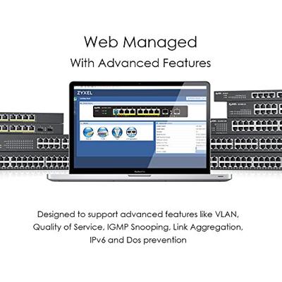 Switch ZyXEL GS1900-24EP-EU0101F