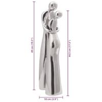VidaXL Sculptuur zilver 10 x 16 x 49 cm aluminium - thumbnail