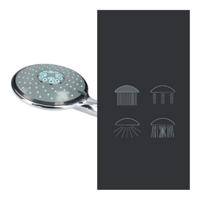 Douchekop Fontastock SALLENT H 1/2" Verchroomd - thumbnail