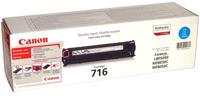 Canon Toner 716C Origineel Cyaan 1500 bladzijden 1979B002 - thumbnail