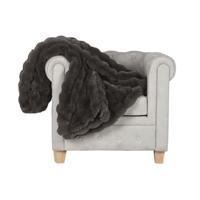 Deken Home ESPRIT Bruin 220 x 240 x 1 cm - thumbnail