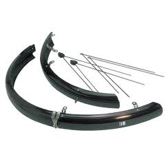 Eurofender Stel spatborden 26 inch 58 pvc zwart