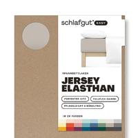 Schlafgut Schlafgut EASY Jersey Elasthan Hoeslaken M - 120x200 - 130x220 496 Sand Mid - thumbnail