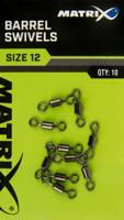 Matrix Barrel Swivels 10st. Size 12 - thumbnail