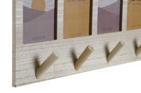 Kapstok DKD Home Decor 56 x 5 x 23,5 cm Natuurlijk Multicolour Hout MDF Boho - thumbnail