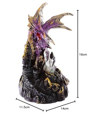 Dark Legends Draak op Kasteel LED kristal