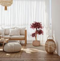 Acer Bonsai kunstboom 95cm - burgundy - thumbnail