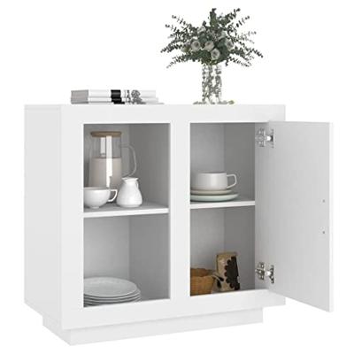 Dressoir 80x40x75 cm wit