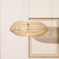 Kave Home Lampenkap 'Flaro' Rotan, 69cm - thumbnail