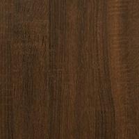 Bureau 100x55x75 cm bewerkt hout bruin eikenkleur - thumbnail