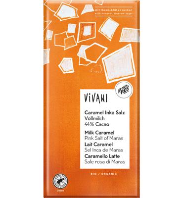 Melk chocolade karamel Himalaya zout - 80 gram
