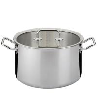 SPRING - Brigade Basic - Kookpan hoog met glasdeksel 24cm 6,50l - thumbnail