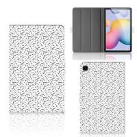 Samsung Galaxy Tab S6 Lite | S6 Lite (2022) Tablet Hoes Stripes Dots - thumbnail