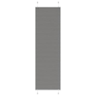 Pliss rolgordijn 55x200 cm stofbreedte 54,4 cm antraciet - thumbnail