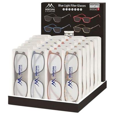 Leesbril montana blue light filter assorti | 24 stuks