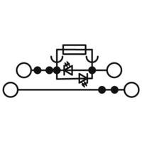 Phoenix Contact 3002609 Zekeringsdoorvoerklem 6.2 mm Push-Lock-veeraansluiting Zwart 50 stuk(s) Piece - thumbnail