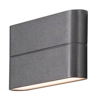 KonstSmide Vlakke up en downlighterChieri 17cm antraciet - 7973-370