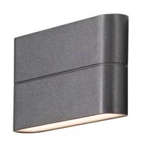 KonstSmide Vlakke up en downlighterChieri 17cm antraciet - 7973-370 - thumbnail