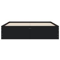 Bedframe met lades bewerkt hout bruin eikenkleur 120x190 cm - thumbnail