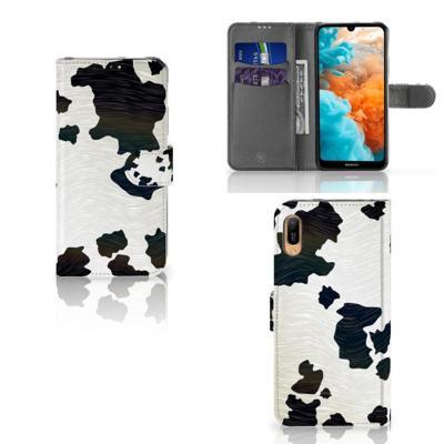 Huawei Y6 (2019) | Telefoonhoesje | Met pasjeshouder | Koeienvlekken