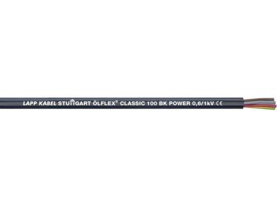 LAPP ÖLFLEX® CLASSIC 100 BK POWER Stuurstroomkabel 4 G 6 mm² Zwart 1120475/500 500 m