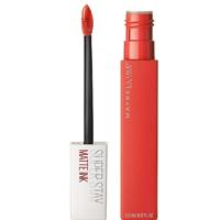 Maybelline SuperStay Matte Ink Lipstick - 25 Heroine - Rood - Matte, Langhoudende Lippenstift - 5 ml - thumbnail